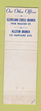 Matchbook Cover - Brighton Five Cents Savings Bank Brighton MA