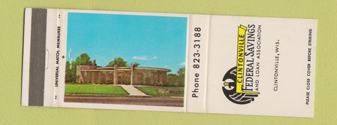 Matchbook Cover - Clintonville Federal Savings WI