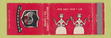 Matchbook Cover - Hathaway's Restaurant girlie Louisville KY Cincinnati OH