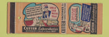 Matchbook Cover - Cutter Vaccines Labs Berkeley CA Uncle Sam