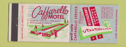 Matchbook Cover - Caffarello's Restaurant Chicago IL