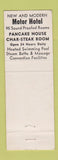 Matchbook Cover - Hotel Seville Harlingen TX Full Length