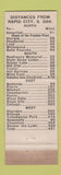 Matchbook Cover - A&F Cafe Rapid City SD Mount Rushmore WORN