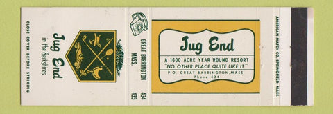 Matchbook Cover - Jug End Great Barrington MA