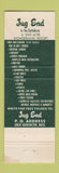 Matchbook Cover - Jug End Great Barrington MA