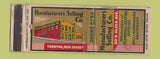 Matchbook Cover - Manufacturers Selling Plumbing Heating Supply Trenton NJ WORN