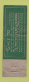 Matchbook Cover - Manufacturers Selling Plumbing Heating Supply Trenton NJ WORN