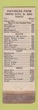 Matchbook Cover - A&F Cafe Rapid City SD Mount Rushmore WORN