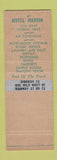 Matchbook Cover - Motel Marion IL