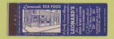 Matchbook Cover - Leonard's Restaurant Seafood Rochester NY