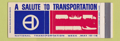 Matchbook Cover - National Transportation Week