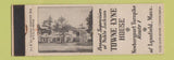 Matchbook Cover - Towne Lyne House Lynnfield MA