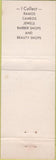 Matchbook Cover - TransCanada Match Club Reading PA pinup 1972