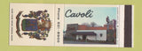 Matchbook Cover - Cavoli Restaurant Cleveland OH