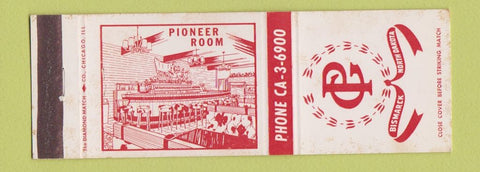 Matchbook Cover - Pioneer Room Bismarck ND