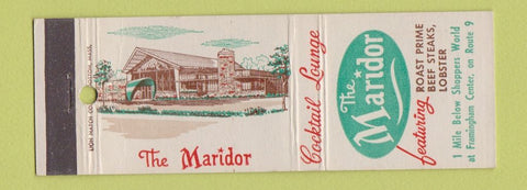 Matchbook Cover - The Maridor Restaurant Framingham MA