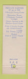 Matchbook Cover - The Maridor Restaurant Framingham MA