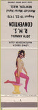 Matchbook Cover - RMS Convention 1970 Newton MA Republic Match pinup
