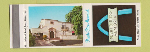 Matchbook Cover - Puerto Rico Memorial Santurce