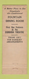 Matchbook Cover - Struppler's Pullman WA fountain