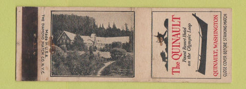 Matchbook Cover - The Quinault WA Resort Hotel WEAR