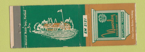 Matchbook Cover - Waverly Country Club Portland OR