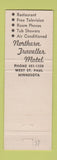 Matchbook Cover - Northern Traveller Motel West St Paul MN WEAR