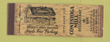 Matchbook Cover - Conestoga Mill Restaurant Bryn Mawr PA