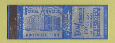 Matchbook Cover - Hotel Arnold Knoxville TN WEAR