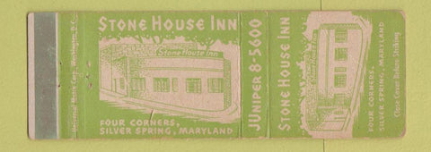Matchbook Cover - Stone House Inn Silver Spring MD WEAR