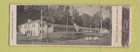 Matchbook Cover - Patton Motor Hotel Fairfax VA POOR