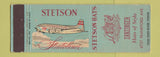 Matchbook Cover - Stetson Hats Zanzinger WEAR