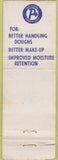 Matchbook Cover - The Parriplus Co Kanas City MO dough WEAR