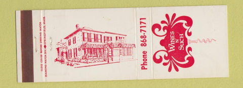 Matchbook Cover - Wines n Such Hamilton OH