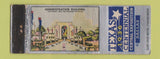 Matchbook Cover - 1939 Texas Centennial Dallas TX WEAR