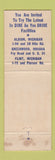Matchbook Cover - American Way Restaurant Greenwood IN WEAR