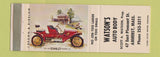 Matchbook Cover - Watson's Auto Body Amherst MA WEAR