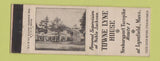 Matchbook Cover - Towne Lyne House Lynnfield MA