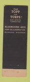 Matchbook Cover - Topp Oil & Supply Milwaukee WI WEAR
