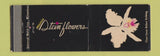 Matchbook Cover - Steic Flowers orchid Milwaukee WI WEAR