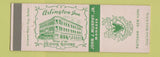 Matchbook Cover - Arlington Inn Potsdam NY