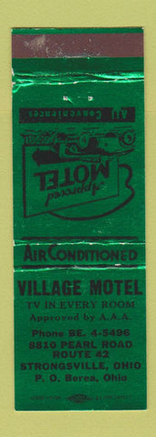 Matchbook Cover - Village Motel Strongsville OH