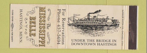 Matchbook Cover - Mississippi Belle Hastings MN