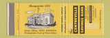 Matchbook Cover - Centreville Savings Bank West Warwick RI Coventry