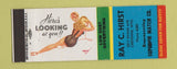 Matchbook Cover - Ray Hirst Superior Match Cheyenne WY pinup