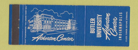 Matchbook Cover - Butler University Indianapolis IN Atherton Center
