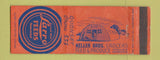 Matchbook Cover - Larro Feeds Keller Bros Ogallala NE WORN