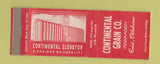 Matchbook Cover - Continental Grain Enid OK RED