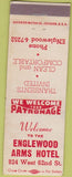 Matchbook Cover - Englewood Arms Hotel Chicago IL