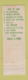 Matchbook Cover - Town and Country Motel Towson MD